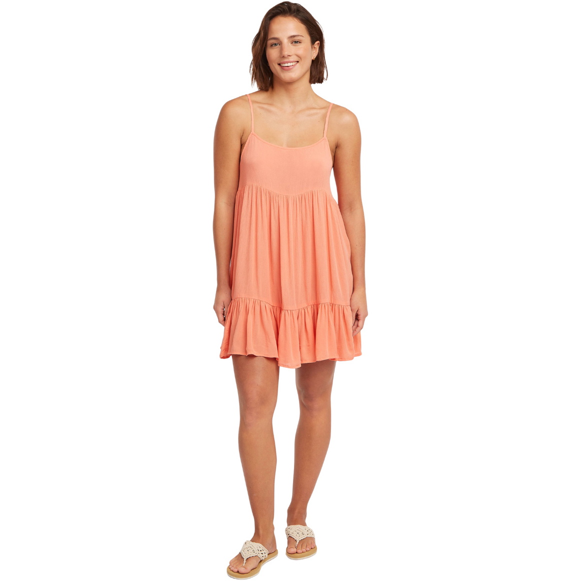 2026 O'Neill Dame Rilee Kort Kjole 1300140 - Funky Peach